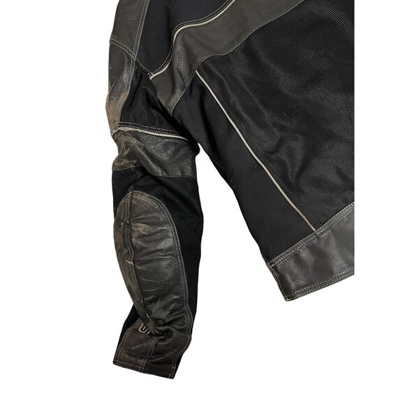 Sedici F16 Men's Black Leather & Mesh Motorcycle Jacket Size 42 US 52 EUR - Picture 13 of 16